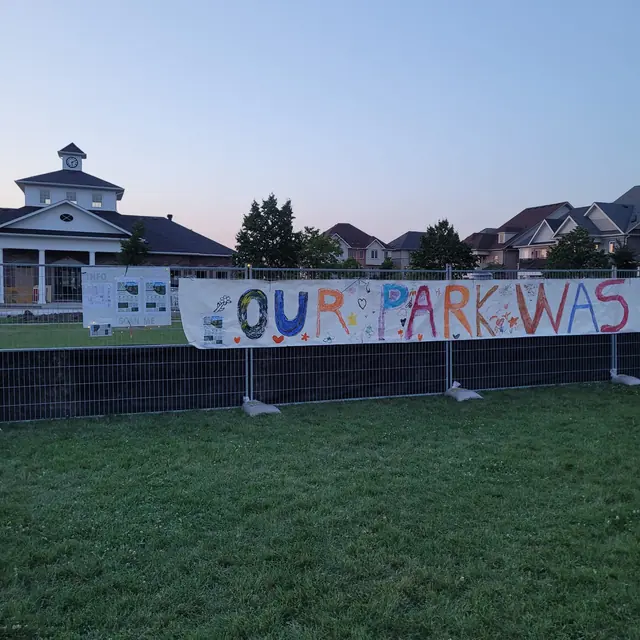 OUR PARK WAS —